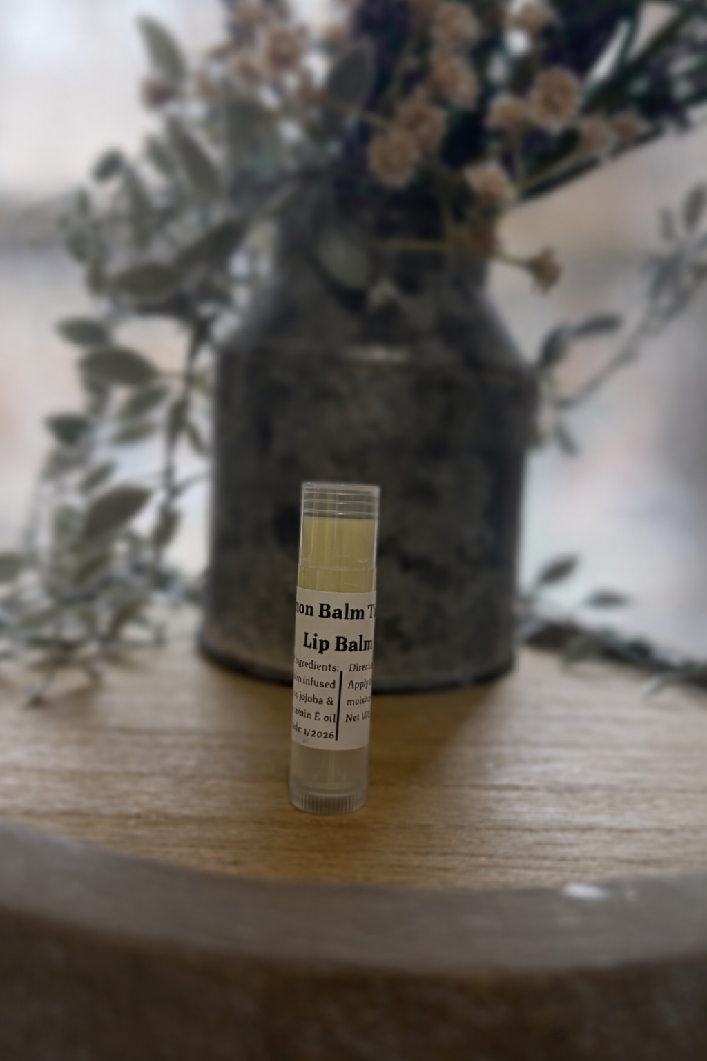 Lemon Balm Tallow Lip Balm