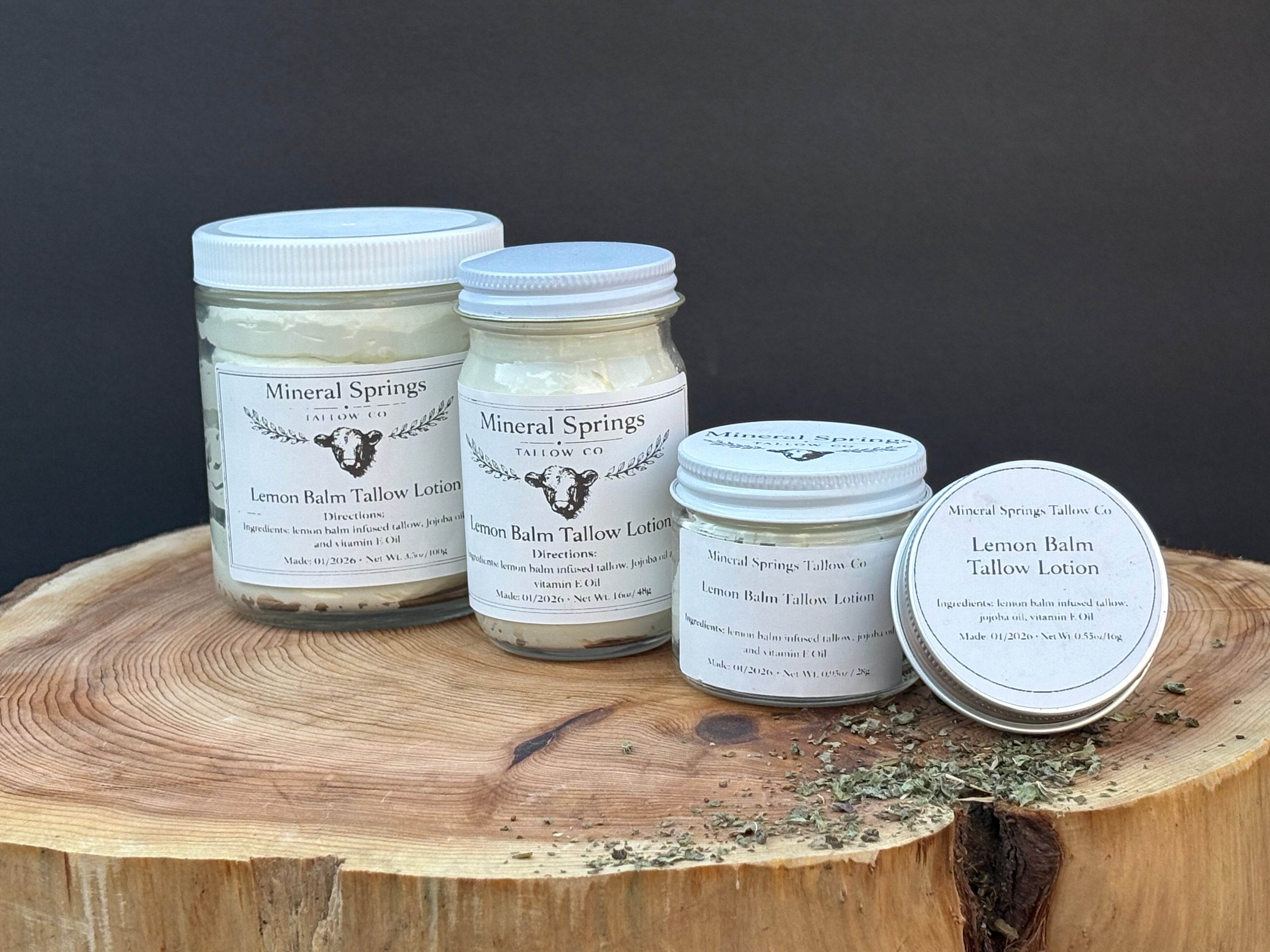 Lemon Balm Whipped Tallow Lotion