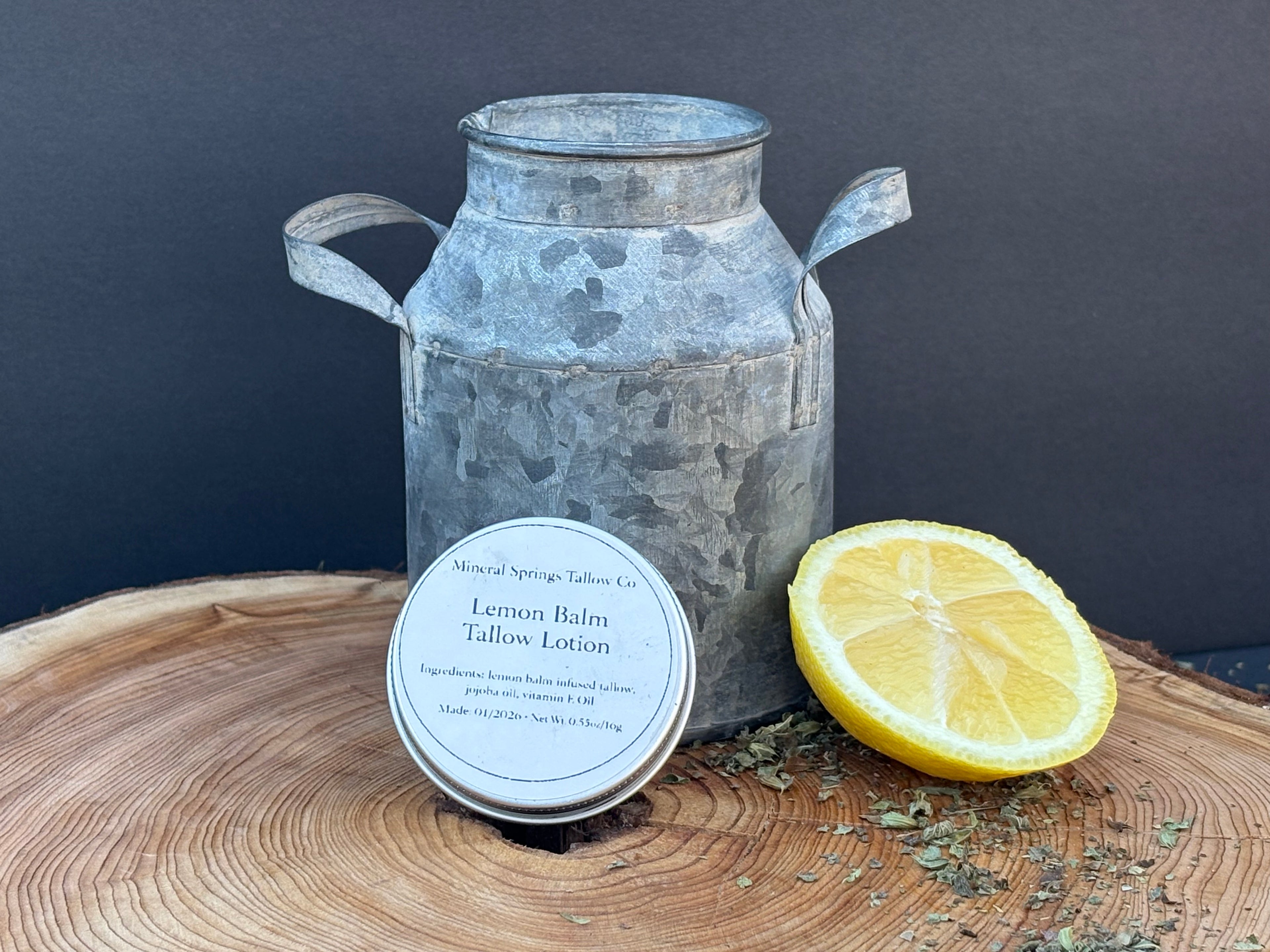 Lemon Balm Whipped Tallow Lotion