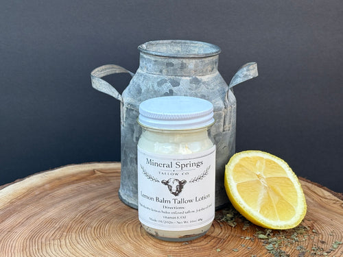 Lemon Balm Whipped Tallow Lotion
