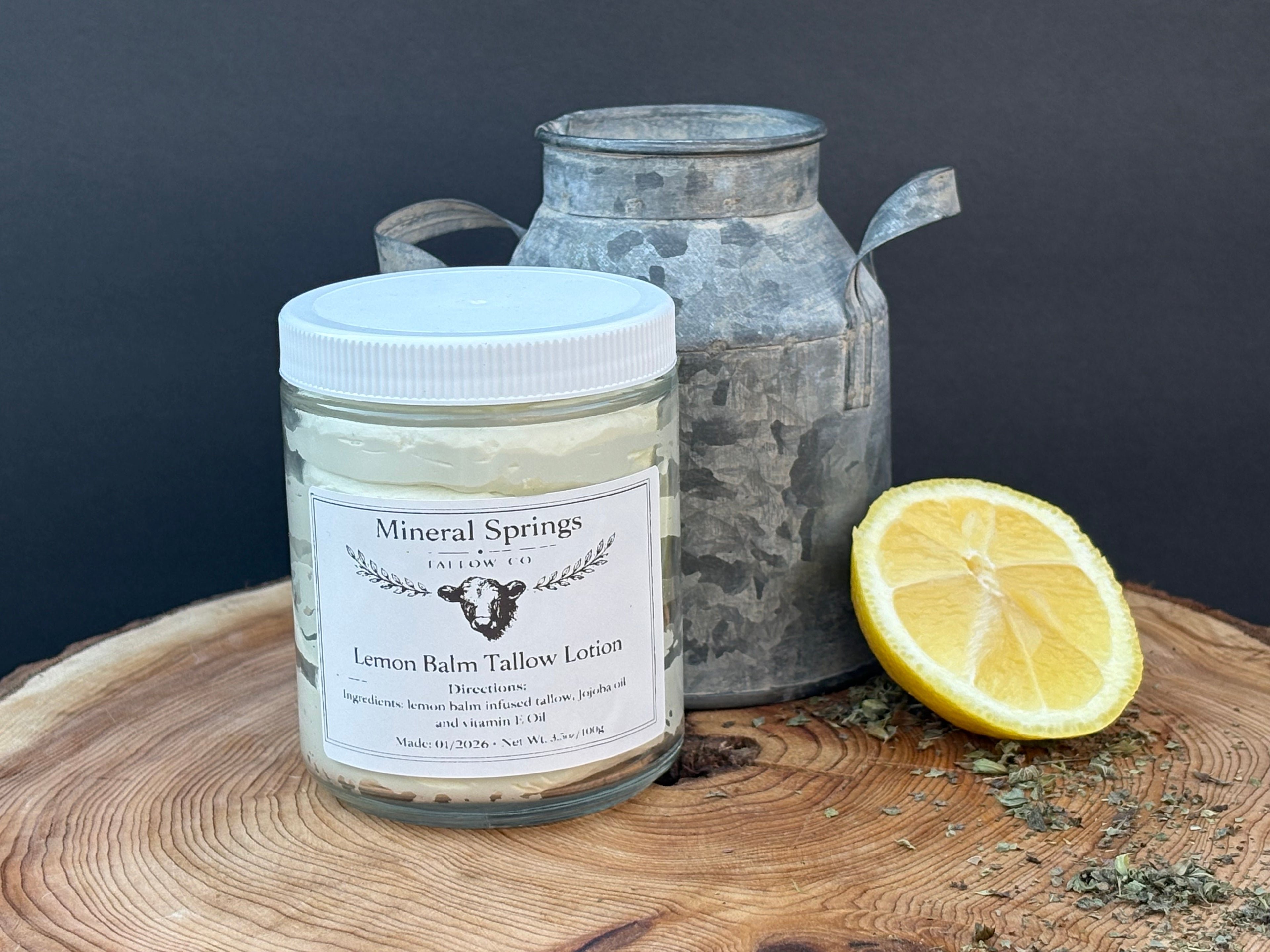Lemon Balm Whipped Tallow Lotion