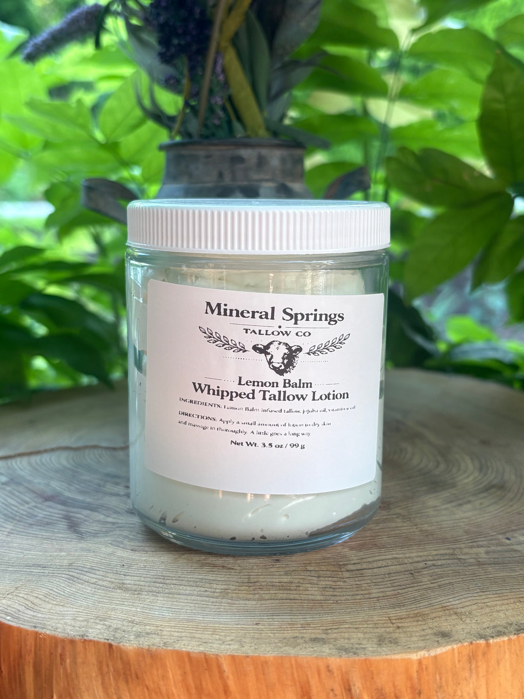 Lemon Balm Whipped Tallow Lotion