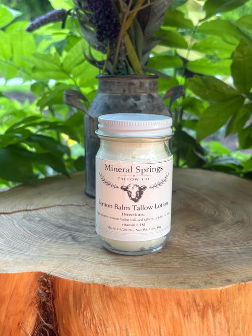 Lemon Balm Whipped Tallow Lotion