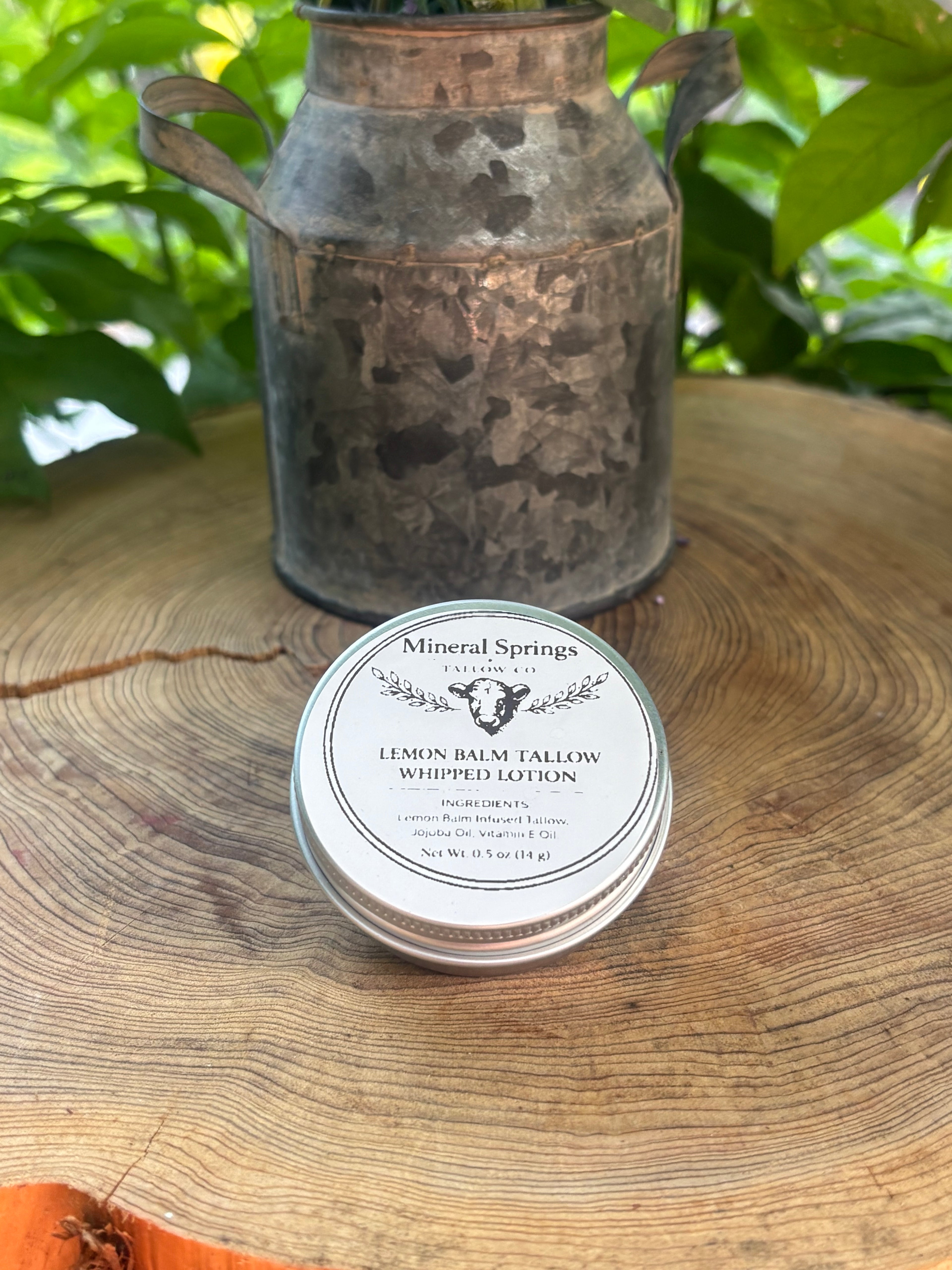 Lemon Balm Whipped Tallow Lotion