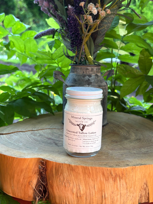 Rose Pomegranate Whipped Tallow Lotion