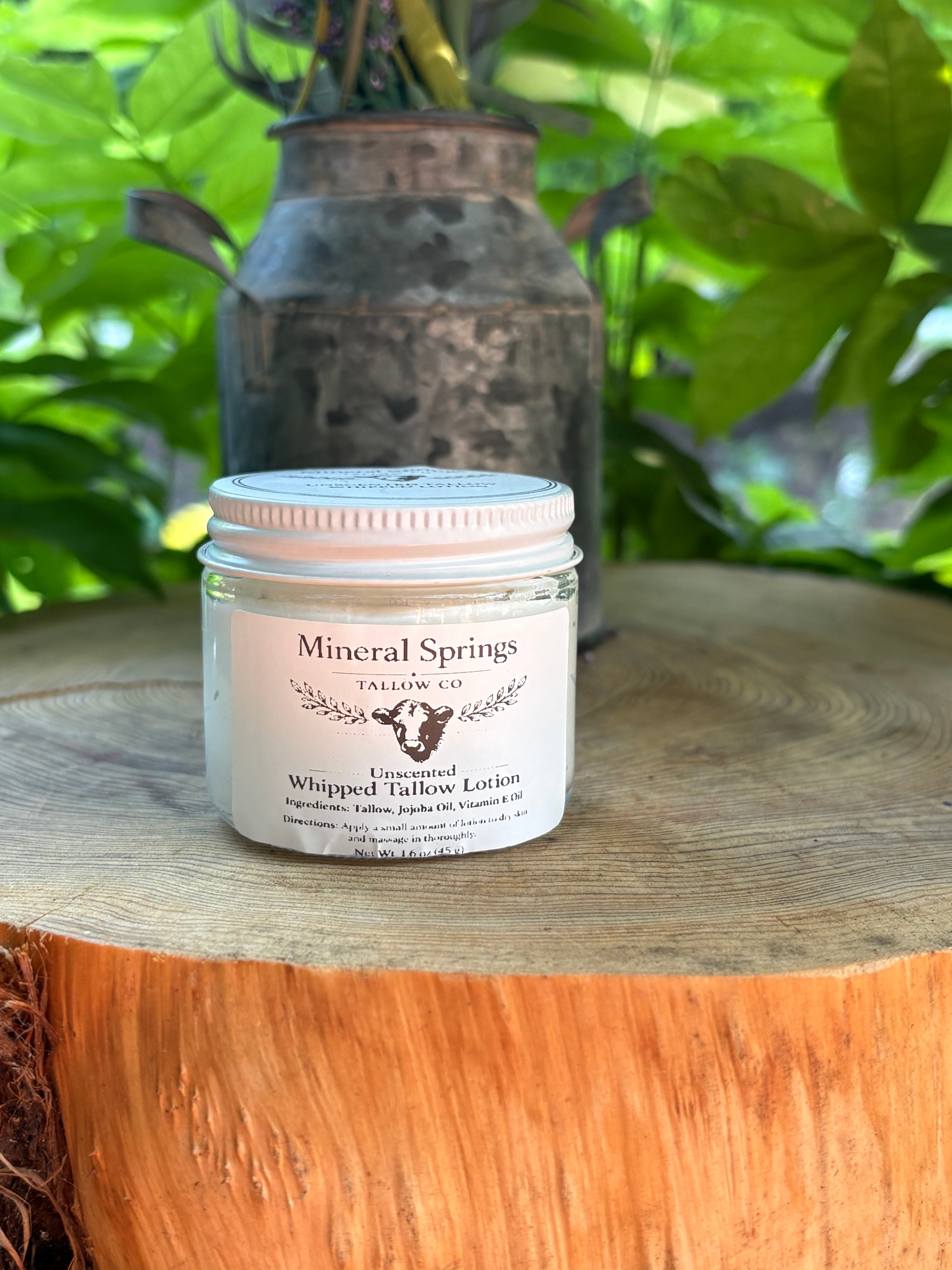 Unscented Whipped Tallow Lotion