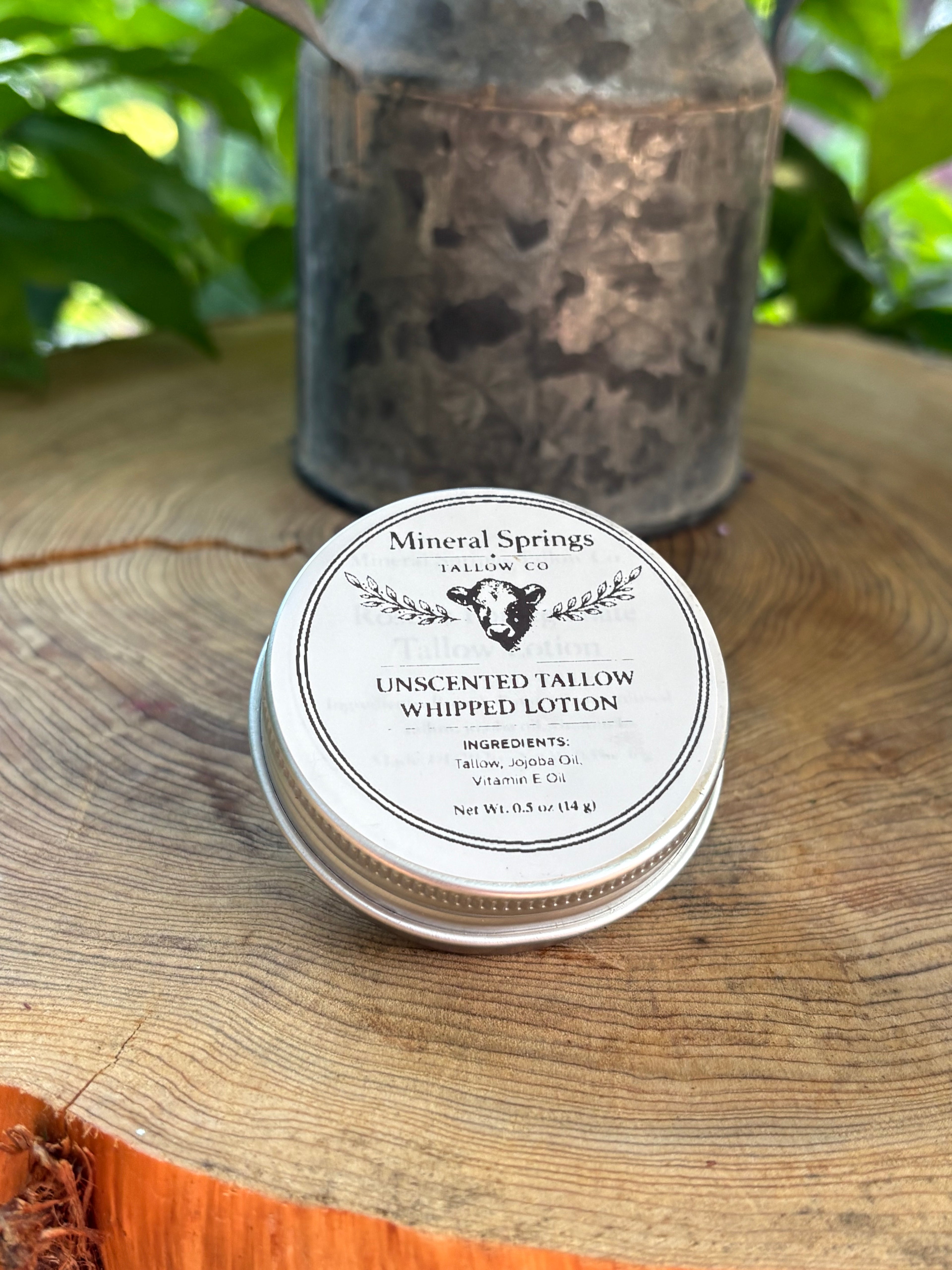Unscented Whipped Tallow Lotion